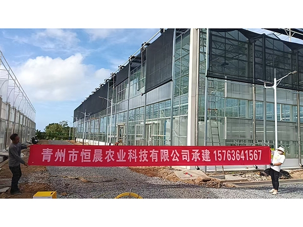 玻璃溫室海南工地
